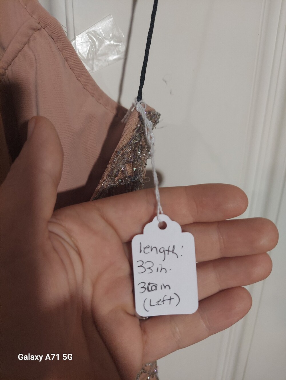 NBD Rischa Heavily Beaded Halter Revolve Mini Dress Size Large - Picture 17 of 17